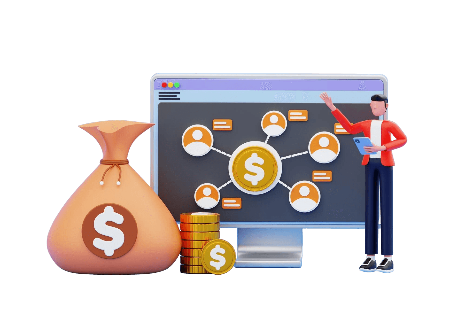 Crowd Funding Illustration